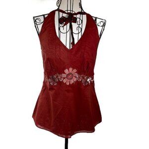 LOFT | Floral Print Halter Top